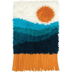 Rya - knyttet vgophng - Sol over hav