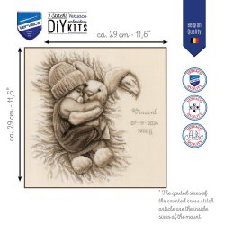 Broderipakning - Dbsminde - Baby med krammekanin