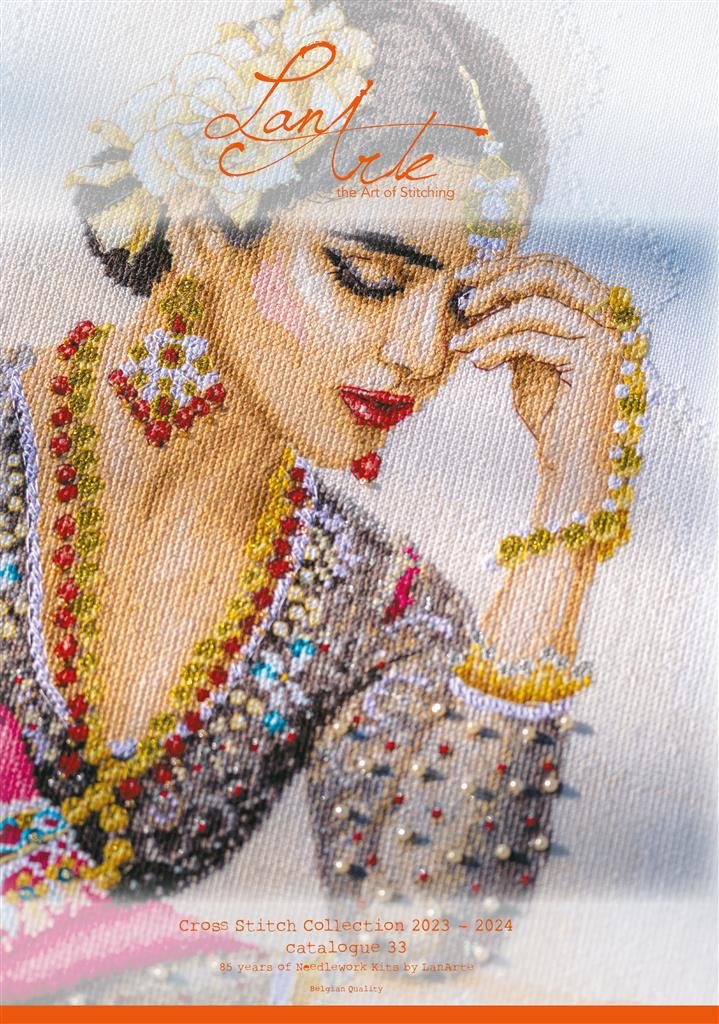 &#65279; Broderi katalog fra Vervaco og Lanarte 2023/2024