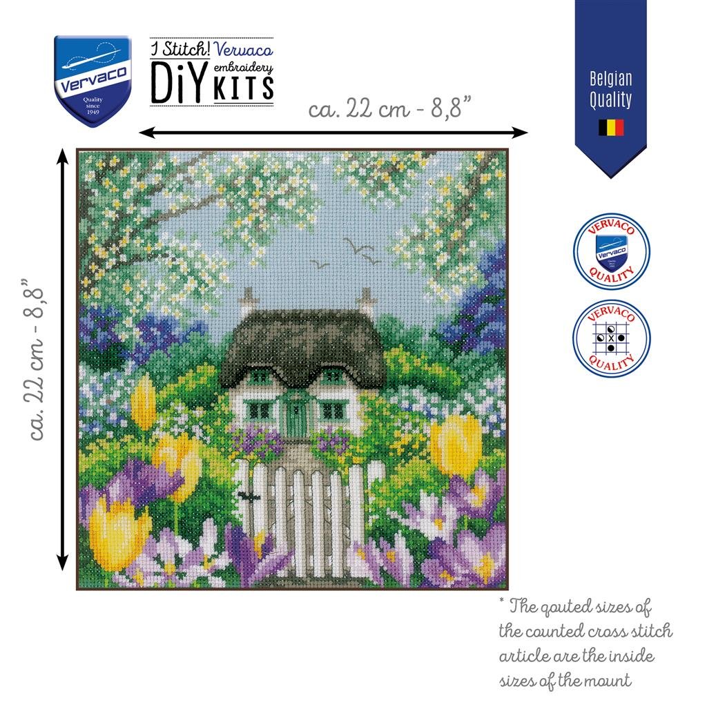 Broderipakning - De 4 rstider - Forr