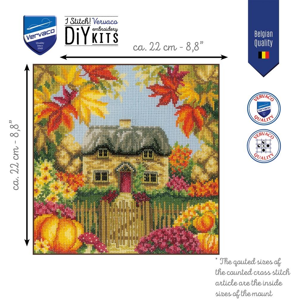 Broderipakning - De 4 rstider - Efterr