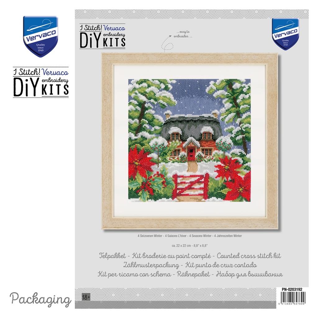 Broderipakning - De 4 rstider - Vinter