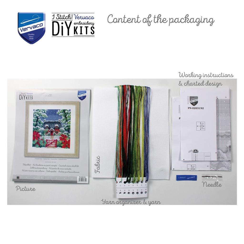 Broderipakning - De 4 rstider - Vinter