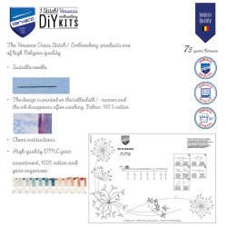 Broderipakning - lber ptrykt - Farverige valmuer