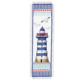 Broderi - Bogmrke med fyrtrn