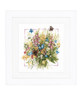 Broderi - Sommer buket