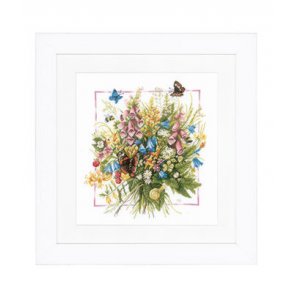 Broderi - Sommer buket