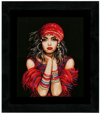 Broderi - Sigjnerpige