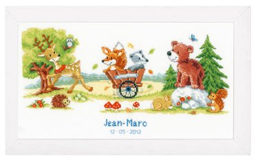 Broderipakning - Fdselsminde Jean-Marc