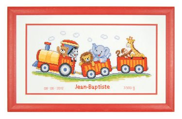 Broderipakning - Fdselsminde Jean-Baptiste