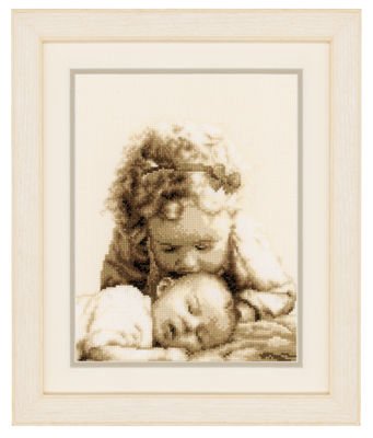 Broderipakning - Storesster og baby