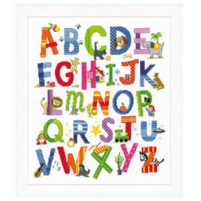 Broderipakning - Alfabetet med dyr