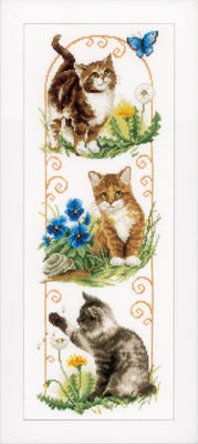 Broderipakning - 3 sm kattekillinger