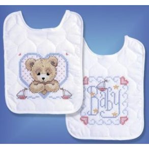 Hagesmk quiltet 2 stk. - Bamse med sejlbde