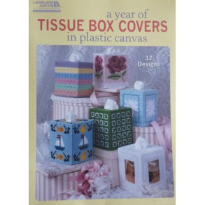 M�nsterbog - Servietholder box -Tissue box covers, a year in plastic canvas