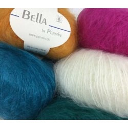 Bella mohair - garn - Valgfri Farve