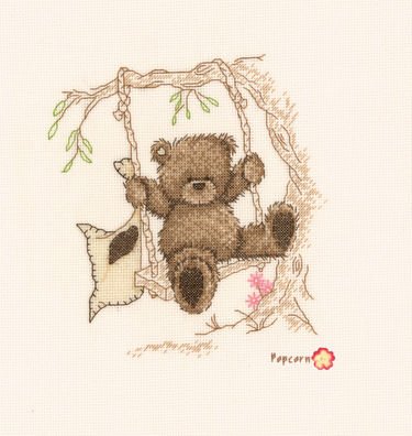 Broderi - Popcorn - Gynge